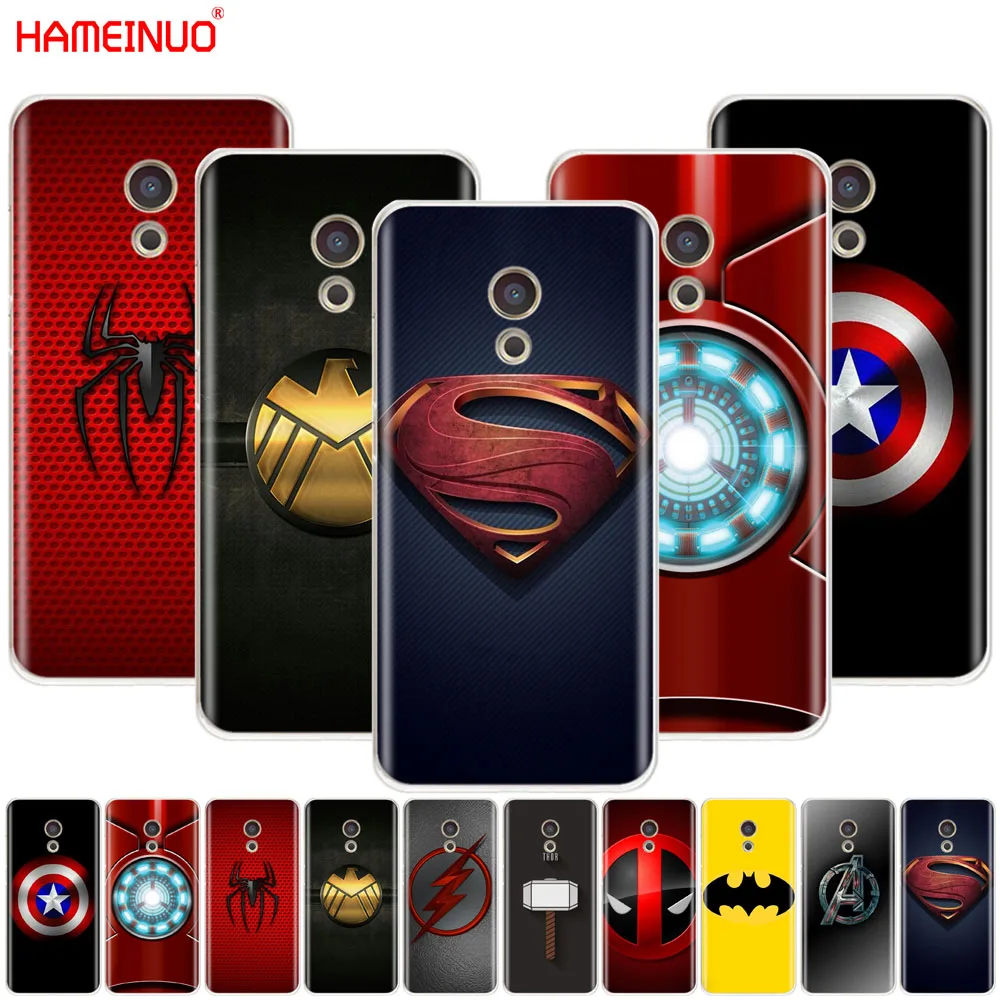 HAMEINUO the avengers Super hero logo Cover phone Case for Meizu M6 M5 M5S M2 M3 M3S MX4 MX5 MX6 PRO 6 5 U10 U20 note plus
HAMEINUO the avengers Super hero logo Cover phone Case for Meizu M6 M5 M5S M2 M3 M3S MX4 MX5 MX6 PRO 6 5 U10 U20 note plus