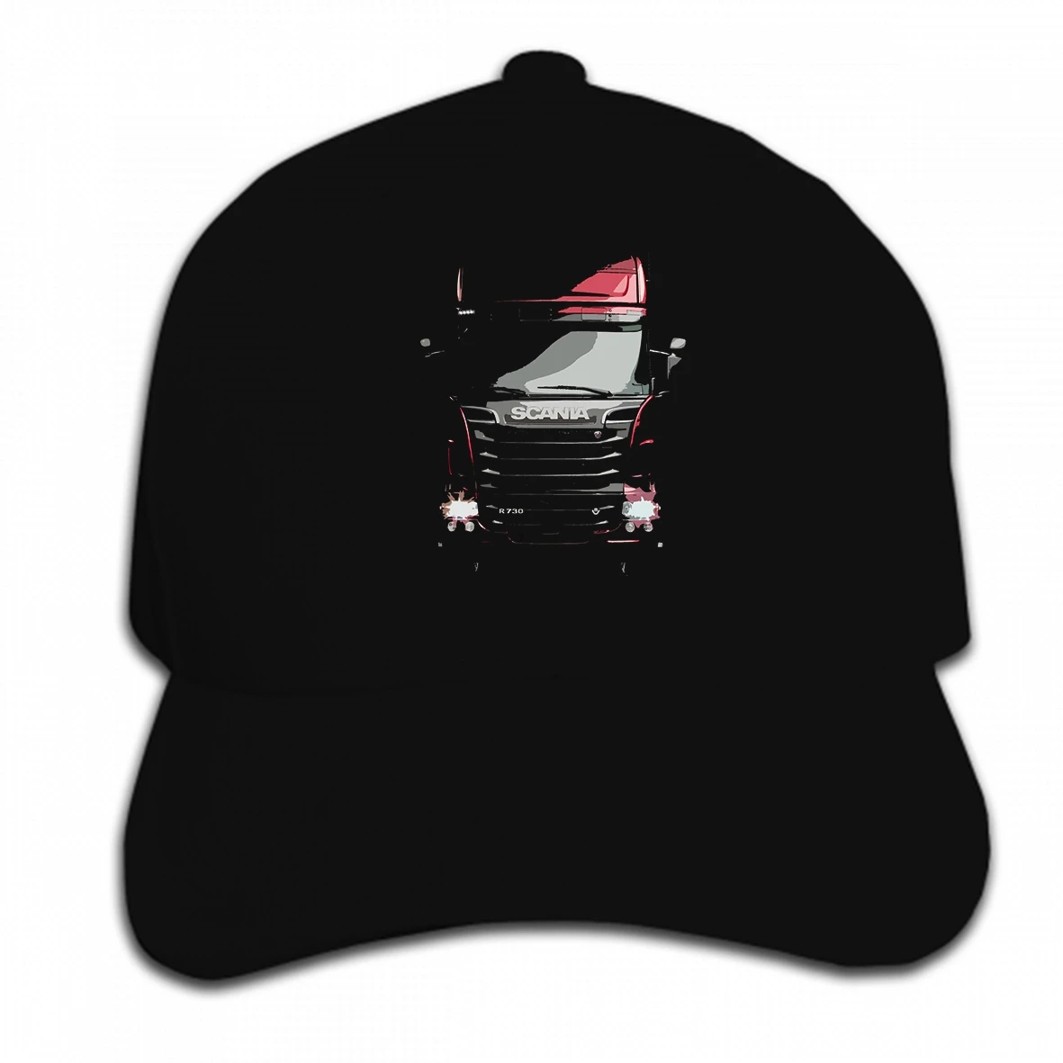 

Print Custom Baseball Cap Design Scania Truck Saab Summer Streetwear Camiseta Hat Peaked cap