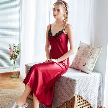 Wasteheart Women Fashion Female Blue Sexy Sleepwear Nightdress Faux Silk Lace V Neck Nightwear Sleepshirt Nightgown Sleepwear XL
Wasteheart Women Fashion Female Blue Sexy Sleepwear Nightdress Faux Silk Lace V Neck Nightwear Sleepshirt Nightgown Sleepwear XL