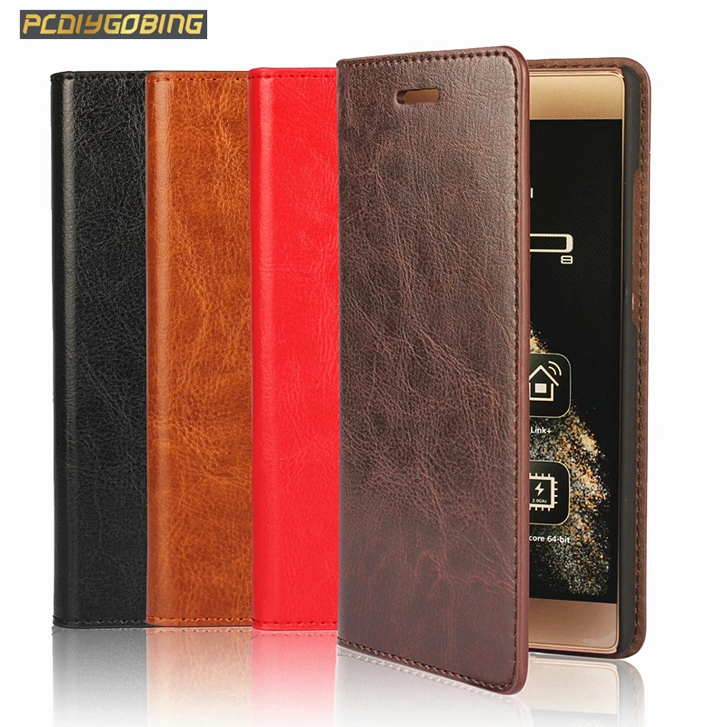 

Luxury Genuine Leather Wallet Flip Cover Retro Leather Case For Huawei Honor 7 8 Lite 5C 5X 6X GR5 2017 P9 P10 Plus P8 Lite 2017