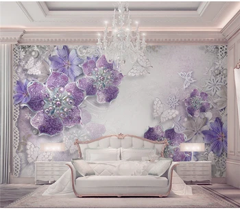 Custom Any Size 3D Mural Wallpaper European 3D Oval Gorgeous Purple Flowers Home Decor Living Room Wall Covering
Custom Any Size 3D Mural Wallpaper European 3D Oval Gorgeous Purple Flowers Home Decor Living Room Wall Covering