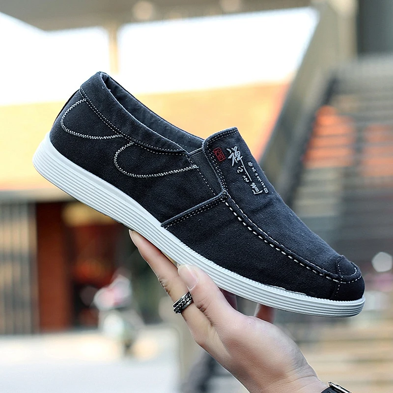 New Men Fashion Casual Shoe Black Blue Mens Denim Canvas Shoe Summer Plimsolls Breathable Sneakers Slip-on Jeans Canvas Sneakers
New Men Fashion Casual Shoe Black Blue Mens Denim Canvas Shoe Summer Plimsolls Breathable Sneakers Slip-on Jeans Canvas Sneakers
