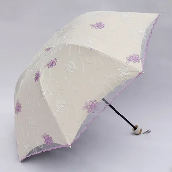 Rain Folding Umbrella Women Clear Lace UV Protection Princess Luxury Vintage Umbrellas Parasol Flower Modis Girls Gifts 40YS097
Rain Folding Umbrella Women Clear Lace UV Protection Princess Luxury Vintage Umbrellas Parasol Flower Modis Girls Gifts 40YS097