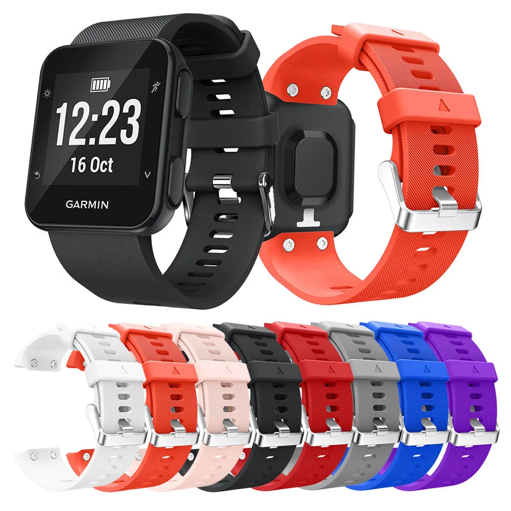 10 Colors Silicone Sport Watch Band Strap For Garmin Forerunner 30 Smart Watch Ruuber Replacement Wrist Strap Bracelet Watchband
10 Colors Silicone Sport Watch Band Strap For Garmin Forerunner 30 Smart Watch Ruuber Replacement Wrist Strap Bracelet Watchband