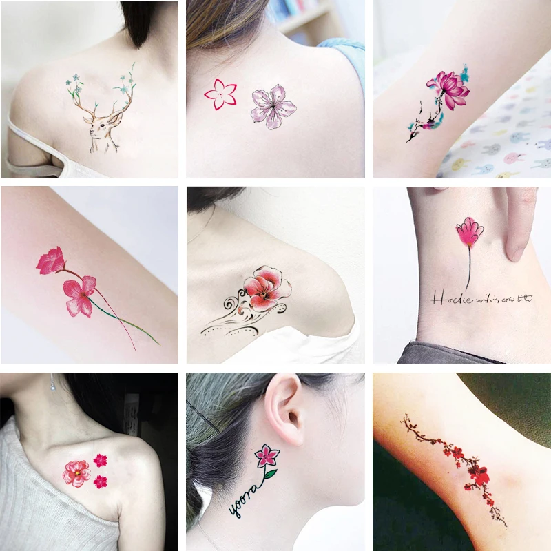 10PCS/SET Temporary Tattoo Sticker Waterproof Flower Pattern Tatoo Tatouage Temporaire Femme Body Sticker
10PCS/SET Temporary Tattoo Sticker Waterproof Flower Pattern Tatoo Tatouage Temporaire Femme Body Sticker