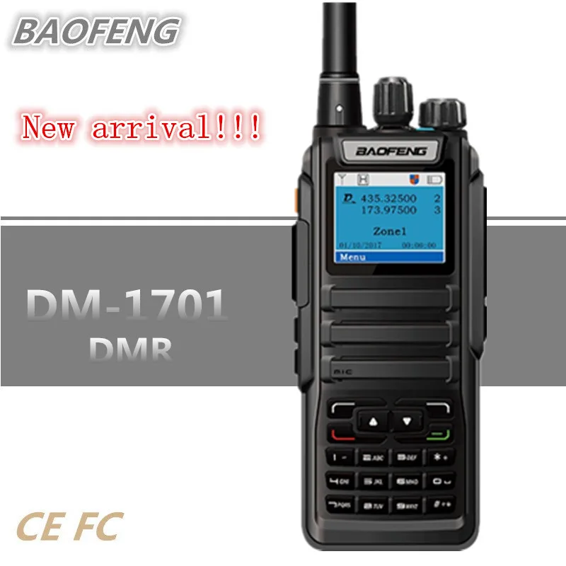 

2018 DMR Baofeng DM-5R DM-1701 Digital Walkie 1024 CH Talkie Tier I&II UHF VHF Portable CB Radio Compatible With Motorola DM 5R