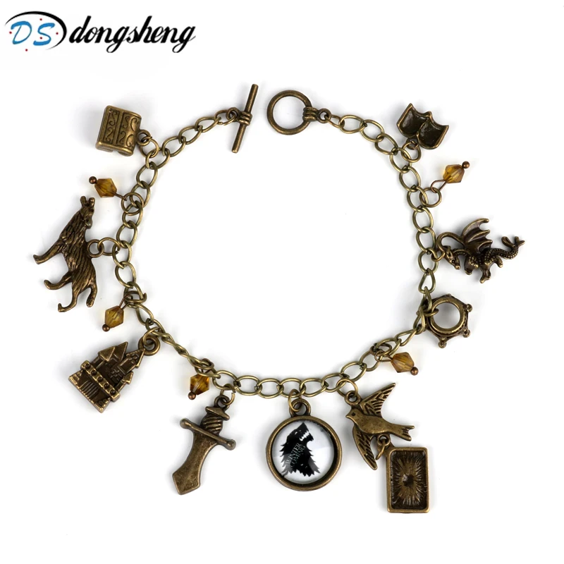 dongsheng Game of Thrones Bracelet Song of ice fire Stark Charm Bracelets Bangle Cosplay Jewelry Men Women Gift -25
dongsheng Game of Thrones Bracelet Song of ice fire Stark Charm Bracelets Bangle Cosplay Jewelry Men Women Gift -25