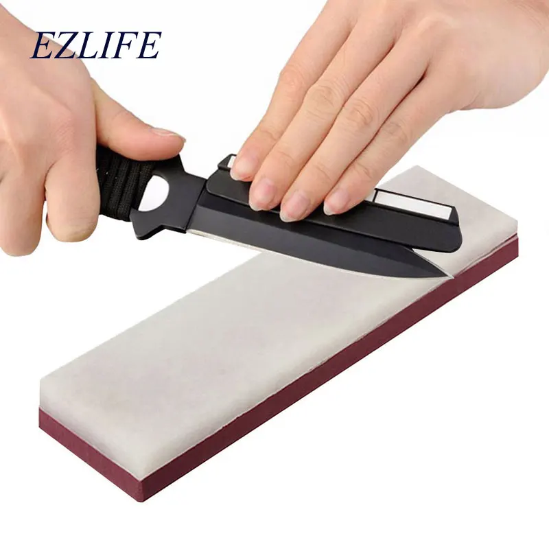 EZLIFE Whetstone Natural Gem Stone Professional Kitchen Knife Sharpener Stone Double Side White Corundum Kitchen Sharpening Tool
EZLIFE Whetstone Natural Gem Stone Professional Kitchen Knife Sharpener Stone Double Side White Corundum Kitchen Sharpening Tool