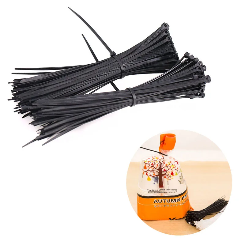 Large 100Pcs Bag Clips Self-locking Nylon Cable Ties Snack Food Clip Kitchen Storage Organizer
Large 100Pcs Bag Clips Self-locking Nylon Cable Ties Snack Food Clip Kitchen Storage Organizer