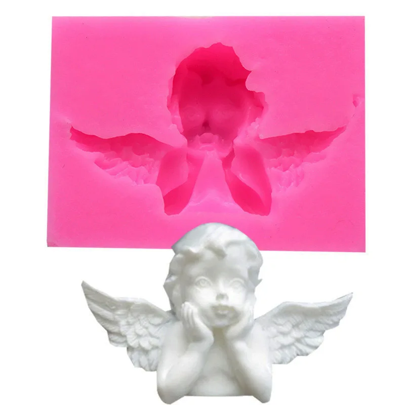 ULKNN Sugarcraft Angel 3D Round Silicone mold fondant mold cake decorating tools chocolate gumpaste mold kek kaliplari
ULKNN Sugarcraft Angel 3D Round Silicone mold fondant mold cake decorating tools chocolate gumpaste mold kek kaliplari