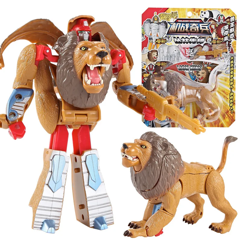 3C Certification Transformation Robot Zoo Tiger Lion Panda Action Figure Children's Educational Deformation Robot Toys Gift
3C Certification Transformation Robot Zoo Tiger Lion Panda Action Figure Children's Educational Deformation Robot Toys Gift