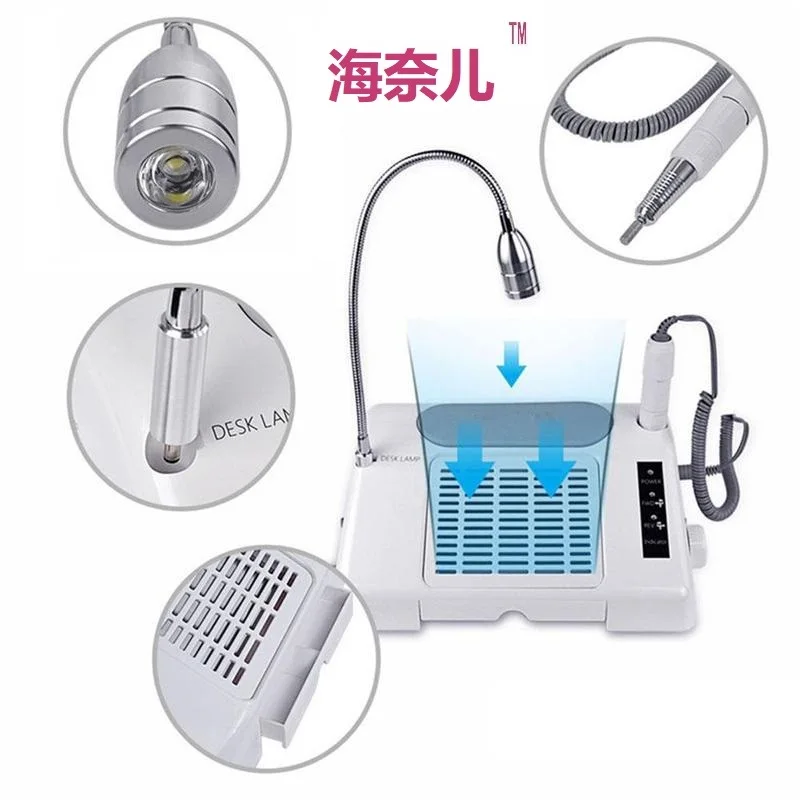 3-in-1-Electric-Nail-Drill-Art-Dust-Collector-Suction-Machine-Desk-With-Lamp-Manicure-Pedicure(4)