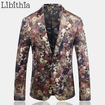Men Floral Pattern One Button Blazers Luxury Casual Jackets Wedding Party Slim Fit Coats England Style Soft Fabric F091
Men Floral Pattern One Button Blazers Luxury Casual Jackets Wedding Party Slim Fit Coats England Style Soft Fabric F091