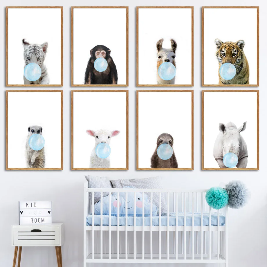 Cute Sheep Tiger Sloth Rhinoceros Balloon Nordic Posters And Prints Wall Art Canvas Painting Wall Pictures Baby Kids Room Decor
Cute Sheep Tiger Sloth Rhinoceros Balloon Nordic Posters And Prints Wall Art Canvas Painting Wall Pictures Baby Kids Room Decor
