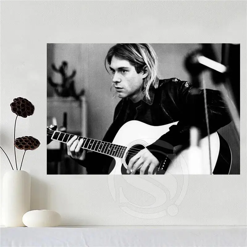 Custom canvas poster Art Kurt Cobain Home Decoration poster cloth fabric wall poster print Silk Fabric Print SQ0527
Custom canvas poster Art Kurt Cobain Home Decoration poster cloth fabric wall poster print Silk Fabric Print SQ0527
