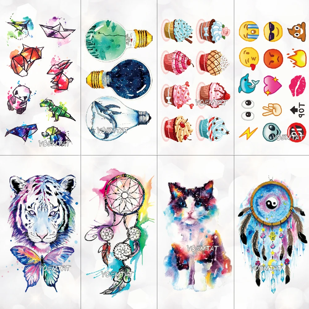 Cute Watercolor Cartoon Design Temporary Tattoo For Kids Children Lamp Water Trasnfer Tattoo Stickers Ocean Women Girl Tatoos
Cute Watercolor Cartoon Design Temporary Tattoo For Kids Children Lamp Water Trasnfer Tattoo Stickers Ocean Women Girl Tatoos