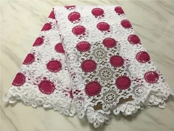 Latest African water soluble lace fabric fashion cord lace material for sewing party dress EWP104(5yards/lot) many color
Latest African water soluble lace fabric fashion cord lace material for sewing party dress EWP104(5yards/lot) many color