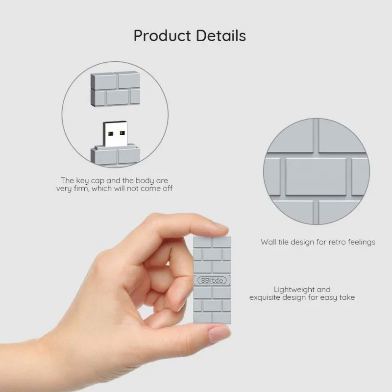 For PRO Switch RR Adapter PC Host Game Controller Gray 8 Bitdo Wireless Bluetooth Game-pad Receiver USB Converter for PS3 PS4
For PRO Switch RR Adapter PC Host Game Controller Gray 8 Bitdo Wireless Bluetooth Game-pad Receiver USB Converter for PS3 PS4