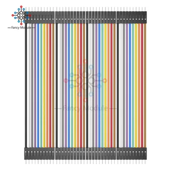 40PCS 10CM 2.54MM Row Male to Male Dupont Cable Breadboard Jumper Wire For Arduino
40PCS 10CM 2.54MM Row Male to Male Dupont Cable Breadboard Jumper Wire For Arduino