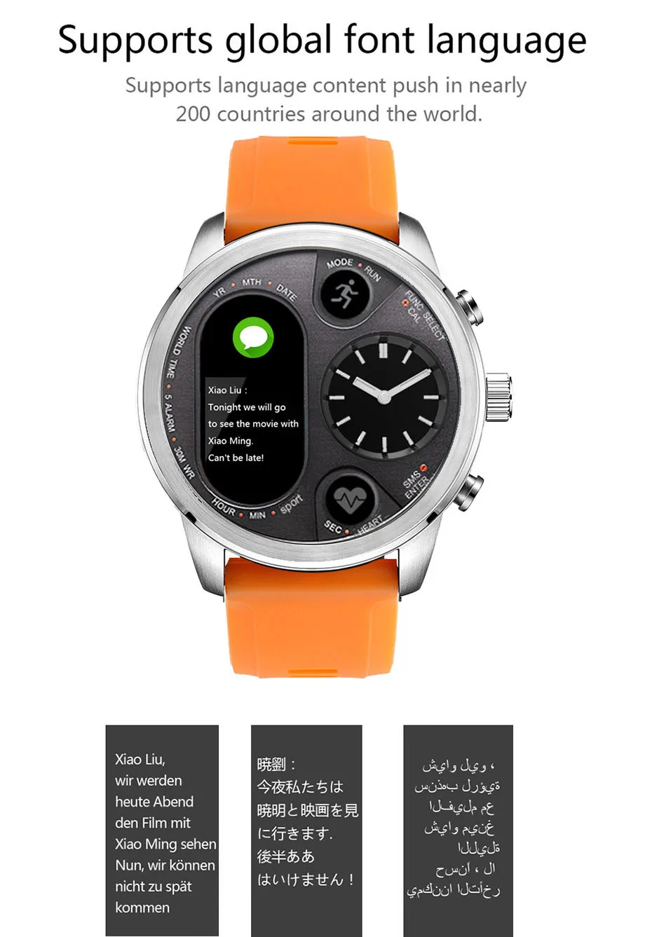 COLMI T3 Sport Hybrid Smart watch Stainless Steel Fitness Activity Tracking IP68 Waterproof Standby 15 Days BRIM Smartwatch 9