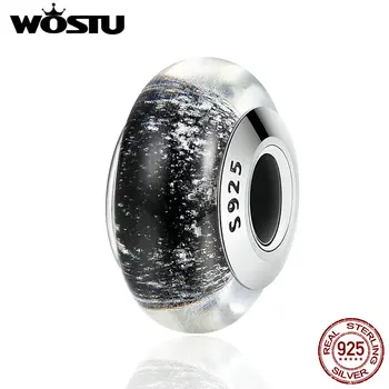 WOSTU Hot Sale 925 Sterling Silver Black Bubble Murano Glass Beads Fit Original WST Charm Bracelet DIY Jewelry Gift FIZ066
WOSTU Hot Sale 925 Sterling Silver Black Bubble Murano Glass Beads Fit Original WST Charm Bracelet DIY Jewelry Gift FIZ066