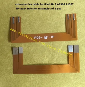 extension flex cable for iPad Air 2 A1566 A1567 TP touch function testing,lot of 2 pcs
extension flex cable for iPad Air 2 A1566 A1567 TP touch function testing,lot of 2 pcs