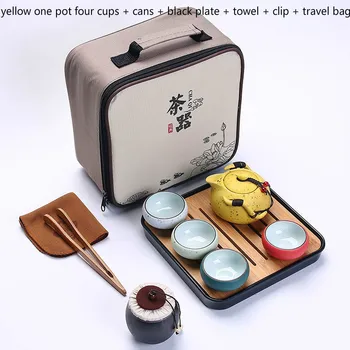 6Pcs Travel Tea Set Porcelain Double Wall Cup Creative Flower Dragon Moutain Teapot Kung Fu Tea Set Teaware A
6Pcs Travel Tea Set Porcelain Double Wall Cup Creative Flower Dragon Moutain Teapot Kung Fu Tea Set Teaware A