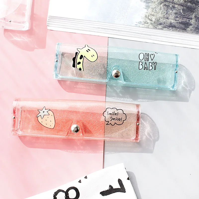 1pc Cute Portable Glasses Case Creative Transparent Glasses Storage Protection Box Sunglasses Box Fashion Eyewear Accessories
1pc Cute Portable Glasses Case Creative Transparent Glasses Storage Protection Box Sunglasses Box Fashion Eyewear Accessories