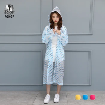 FGHGF Fashion Dot EVA Lightweight Men Women Transparent Raincoat Cute Unisex Hiking Poncho Waterproof Vetement De Pluie
FGHGF Fashion Dot EVA Lightweight Men Women Transparent Raincoat Cute Unisex Hiking Poncho Waterproof Vetement De Pluie
