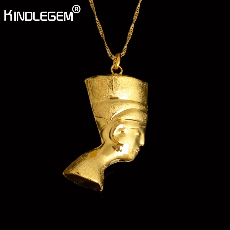Kindlegem 750 Pure Gold Color Pharaoh Head Portrait Necklace Pendant For Women Men Jewelry Italy High Quality Egyptian Jewelry
Kindlegem 750 Pure Gold Color Pharaoh Head Portrait Necklace Pendant For Women Men Jewelry Italy High Quality Egyptian Jewelry