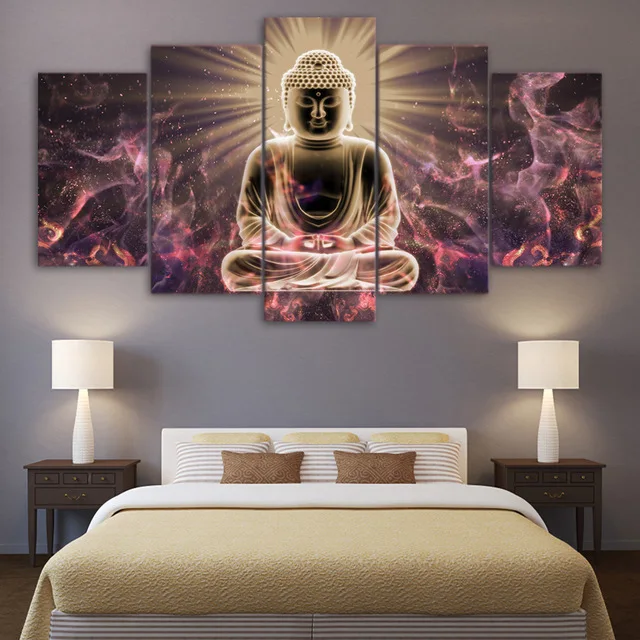 5 piece Canvasabstract buddha Buddhism meditation Poster Art Home oil Painting Decor For Living Room
5 piece Canvasabstract buddha Buddhism meditation Poster Art Home oil Painting Decor For Living Room
