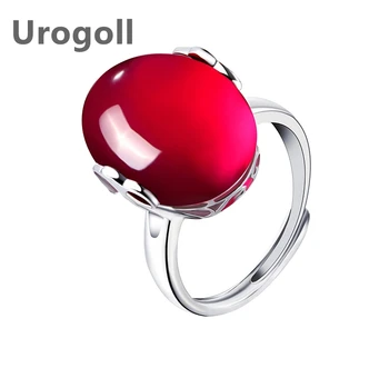 Noble Women 925 Sterling Silver Jewelry Red Cubic Zirconia Rings Wedding Girls Adjustable Finger Silver Rings Gift For Female
Noble Women 925 Sterling Silver Jewelry Red Cubic Zirconia Rings Wedding Girls Adjustable Finger Silver Rings Gift For Female