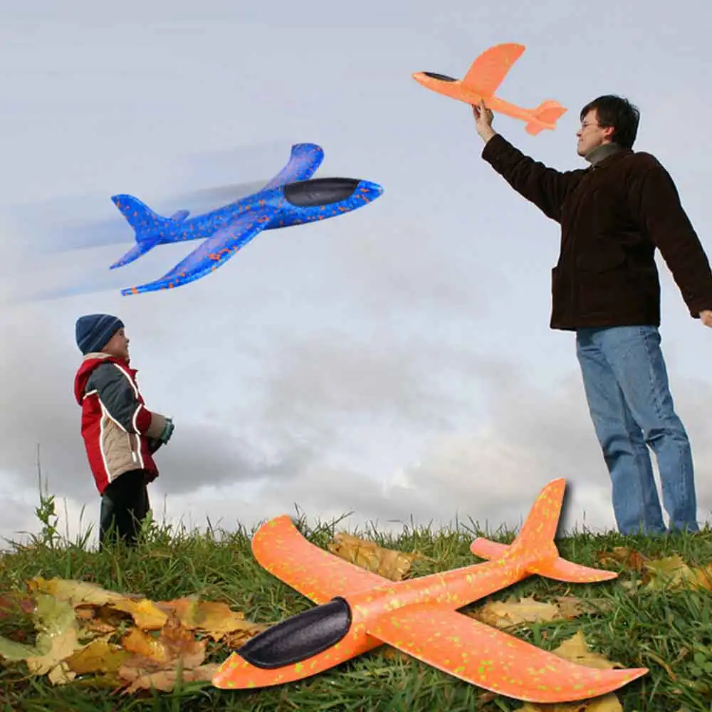 35CM Hand Throwing Plane Model Foam Aircraft Outdoor Fun Sports EPP Foam Hand Throw Airplane Outdoor Launch Glider Plane
35CM Hand Throwing Plane Model Foam Aircraft Outdoor Fun Sports EPP Foam Hand Throw Airplane Outdoor Launch Glider Plane