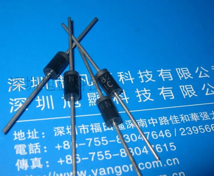 Free shipping 10pcs / lot -line Schottky Diodes u0026 Rectifiers IN5822 D0201 Package 3A 40V | Электронные компоненты и