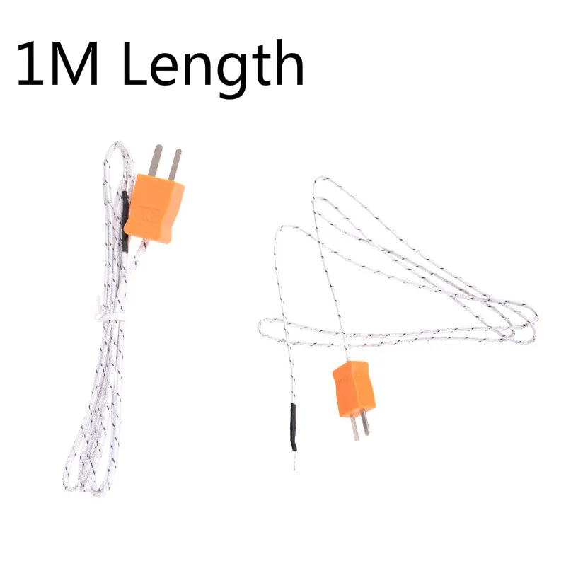 One Or 2pcs K-type TP-01 Wire Temperature Test Thermocouple Sensor Probe Tester Line. Use To TM-902C TES-1310 MD-6801 Length 1M
One Or 2pcs K-type TP-01 Wire Temperature Test Thermocouple Sensor Probe Tester Line. Use To TM-902C TES-1310 MD-6801 Length 1M
