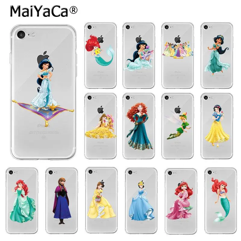 MaiYaCa Princess Ariel Merida Belle Anna Jasmine TPU Soft Silicone Phone for iPhone 8 7 6 6S Plus X XS MAX 5 5S SE XR Cover
MaiYaCa Princess Ariel Merida Belle Anna Jasmine TPU Soft Silicone Phone for iPhone 8 7 6 6S Plus X XS MAX 5 5S SE XR Cover