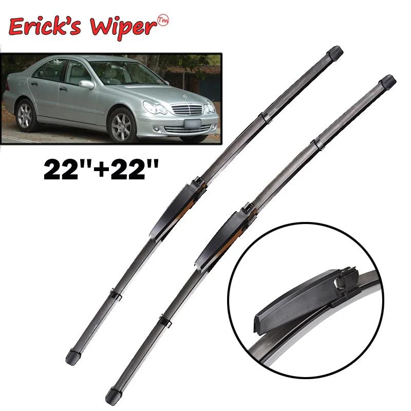 Erick's Wiper LHD Front Wiper Blades For Mercedes-Benz C-Class C230 C240 C280 C32 C30 C350 C55 W203 2004 - 2007 22"+22"
Erick's Wiper LHD Front Wiper Blades For Mercedes-Benz C-Class C230 C240 C280 C32 C30 C350 C55 W203 2004 - 2007 22"+22"
