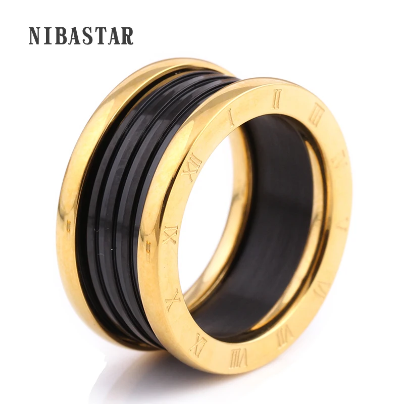 New Arrival 2Colors Women Wedding Rings Gold-Color Stainless Steel Ring Roman Numeral Letter Luxury Jewelry Ring Female
New Arrival 2Colors Women Wedding Rings Gold-Color Stainless Steel Ring Roman Numeral Letter Luxury Jewelry Ring Female