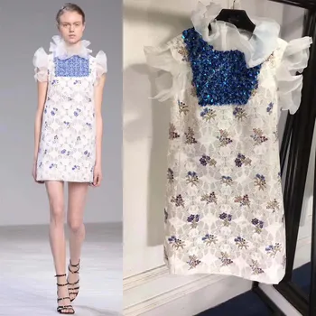 vestidos verano 2018 women summer dress unique sequins casual robe femme embroidery flower lace dress elegant party dress
vestidos verano 2018 women summer dress unique sequins casual robe femme embroidery flower lace dress elegant party dress