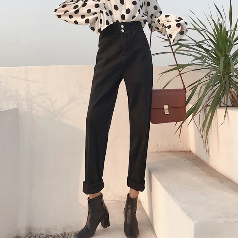 womens jeans femme 2019 nouveau Spring autumn jean Slim High waist Small feet pencil pants black women ladies jeans Korean Wild
womens jeans femme 2019 nouveau Spring autumn jean Slim High waist Small feet pencil pants black women ladies jeans Korean Wild