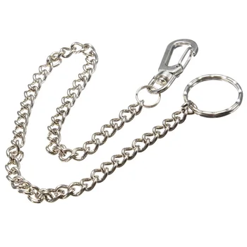 38cm Long Metal Keyring Keychain Silver Chain Wallet Belt Chain Rock Punk Trousers Hipster Pant Keyring Men's HipHop
38cm Long Metal Keyring Keychain Silver Chain Wallet Belt Chain Rock Punk Trousers Hipster Pant Keyring Men's HipHop