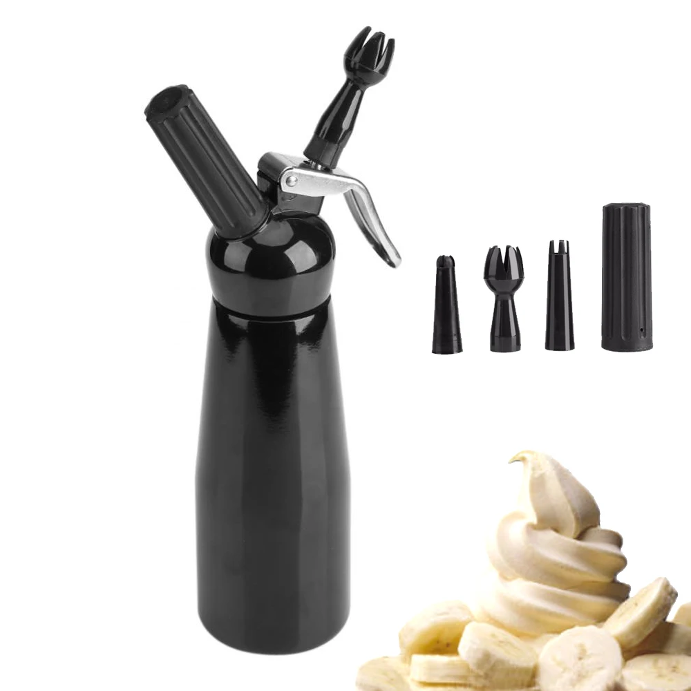500ml Professional Whipped Cream Dispenser Set Aluminum Homemade Whipped Creams With 3 Decorating Nozzles Cake Decorating Tools
500ml Professional Whipped Cream Dispenser Set Aluminum Homemade Whipped Creams With 3 Decorating Nozzles Cake Decorating Tools