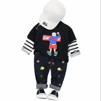 NEW Spring Autumn Baby Boys Girls Clothes Children Cartoon Letter Infant T-Shirt Pants 2Pcs Sets Toddler Clothing Kids Tracksuit
NEW Spring Autumn Baby Boys Girls Clothes Children Cartoon Letter Infant T-Shirt Pants 2Pcs Sets Toddler Clothing Kids Tracksuit