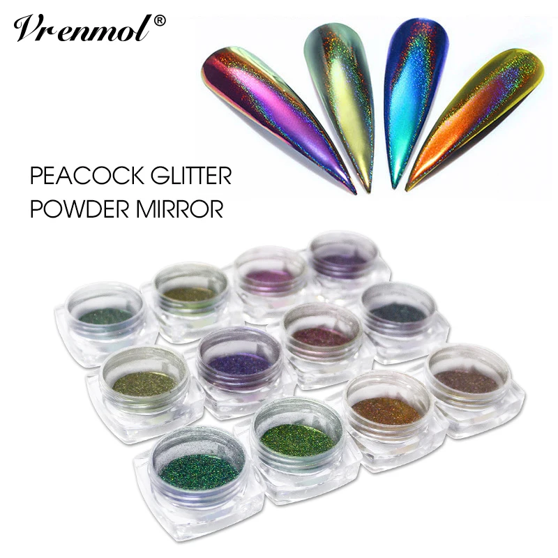 Vrenmol Super Glitter 0.2g Laser Peacock Holographic Nail Decoration Nail Glitter Chameleon Powder Mirror Holo Chrome Pigment
Vrenmol Super Glitter 0.2g Laser Peacock Holographic Nail Decoration Nail Glitter Chameleon Powder Mirror Holo Chrome Pigment