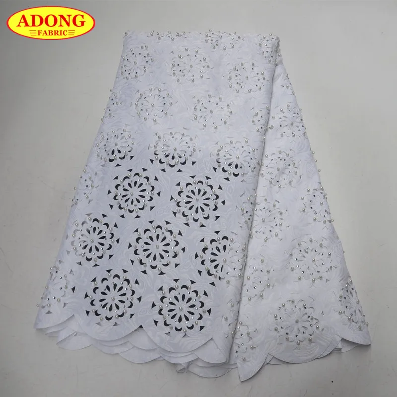 White 5 Yards French Beads Lace Fabric High Quality Laser Cut Lace With Stones African Lace Fabrics For 2019 African Lace Dress
White 5 Yards French Beads Lace Fabric High Quality Laser Cut Lace With Stones African Lace Fabrics For 2019 African Lace Dress