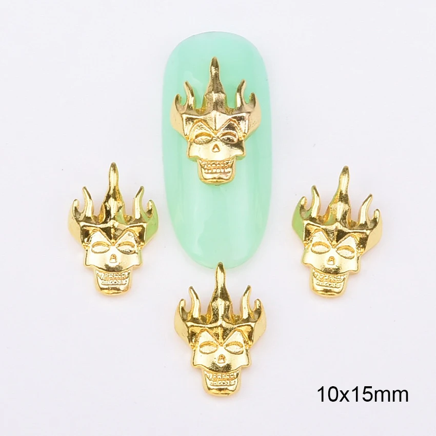 10pcs nails accessoires flame head gold/sliver Halloween 3d nail art decorations nails alloy 3d nail tools glitter BL29
10pcs nails accessoires flame head gold/sliver Halloween 3d nail art decorations nails alloy 3d nail tools glitter BL29
