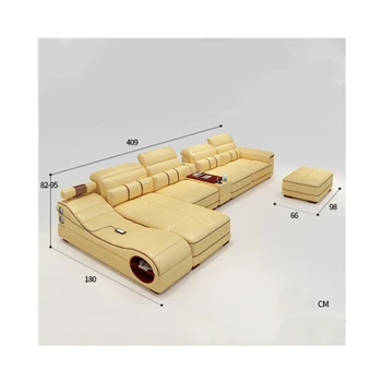 Factory Outlets living room furniture cheap leather corner sofa set with massage 7 seater
Factory Outlets living room furniture cheap leather corner sofa set with massage 7 seater