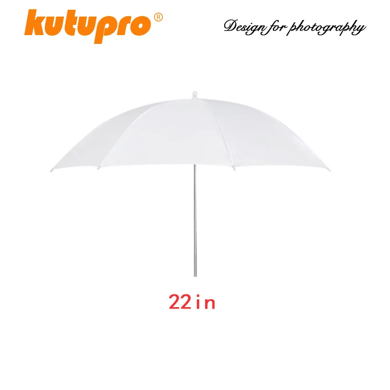 EDMTON Lightweight 22in 55cm Pro Studio Photography Flash Translucent Soft Lambency Umbrella White Nylon Material Aluminum Shaft
EDMTON Lightweight 22in 55cm Pro Studio Photography Flash Translucent Soft Lambency Umbrella White Nylon Material Aluminum Shaft
