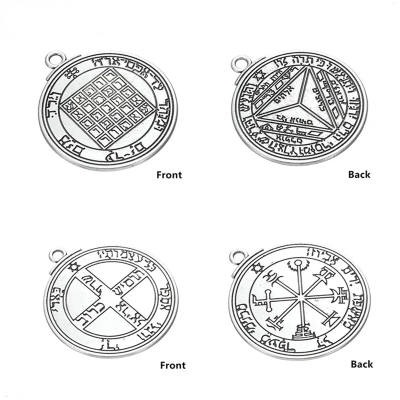 Amulet Talisman Wicca Pentacle of Jupiter Saturn Sun Charms for Jewelry Making Vintage Solomon Seal Pendant for Necklace Men
Amulet Talisman Wicca Pentacle of Jupiter Saturn Sun Charms for Jewelry Making Vintage Solomon Seal Pendant for Necklace Men