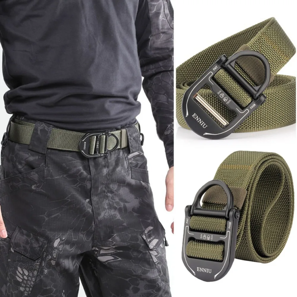 Mens Nylon Belt Military Outdoor Tactical Waist Belt With Metal Buckle Adjustable Wear-Resistant Training Waist Belt Hunting
Mens Nylon Belt Military Outdoor Tactical Waist Belt With Metal Buckle Adjustable Wear-Resistant Training Waist Belt Hunting
